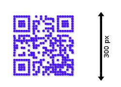 qr code standard size