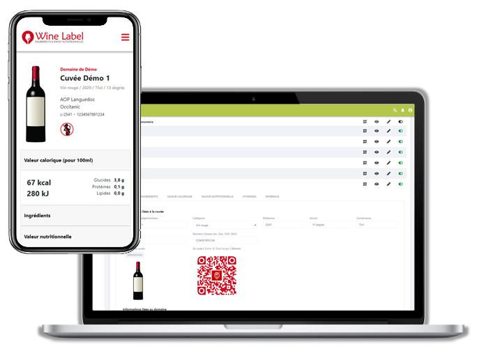 wine label